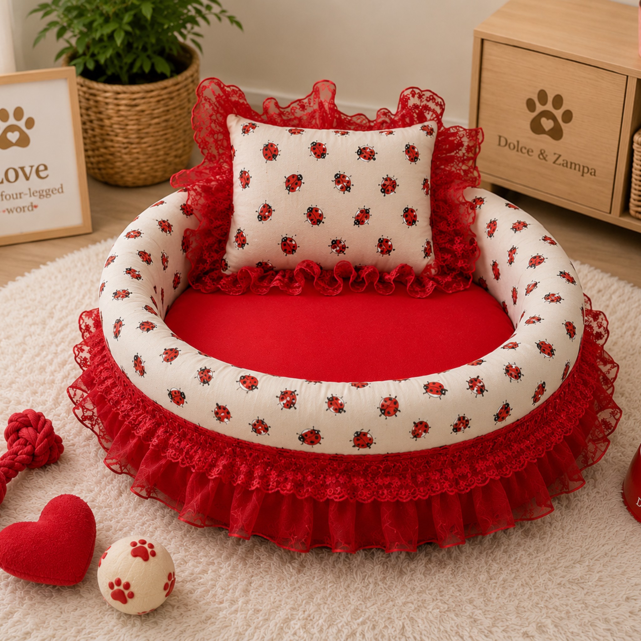 Cuccia di Lusso Sweet Elegance in Cotone